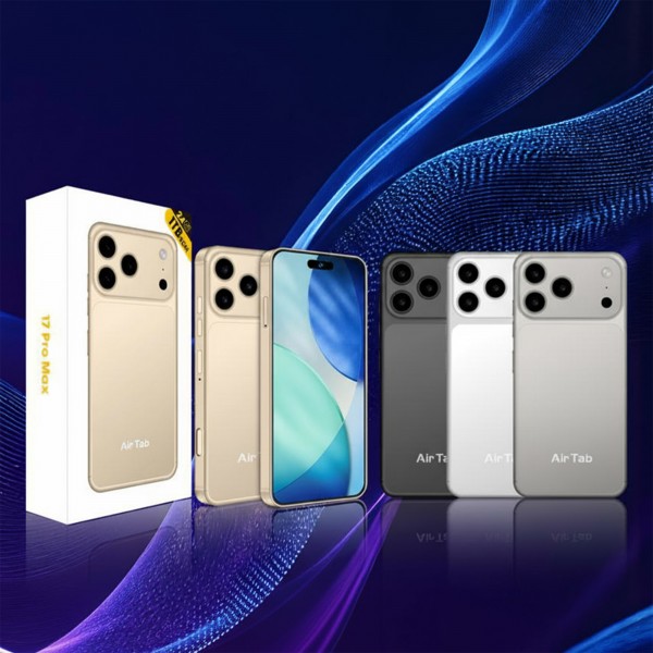 هاتف 17 Pro max ضمان عام ثنائي الشريحة هدية جراب شفاف