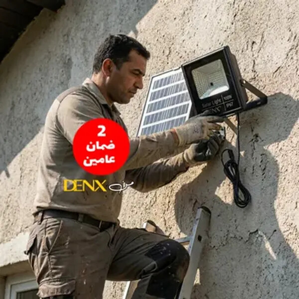 كشاف طاقة شمسية ذكي للمنازل والحدائق من دينكس DENX بقوة 100 واط