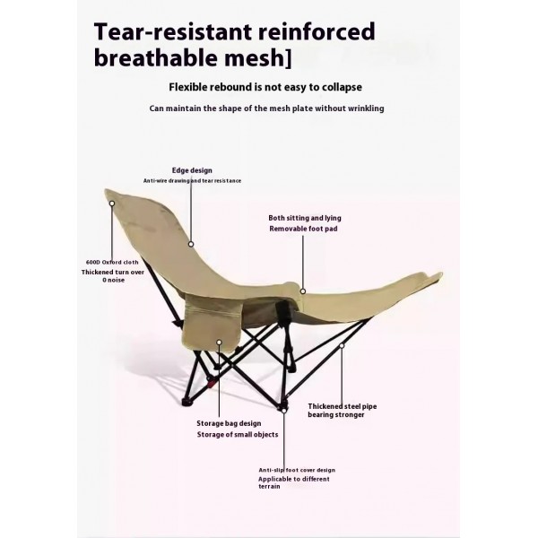 عرض قطعتين كرسي تخييم مريح