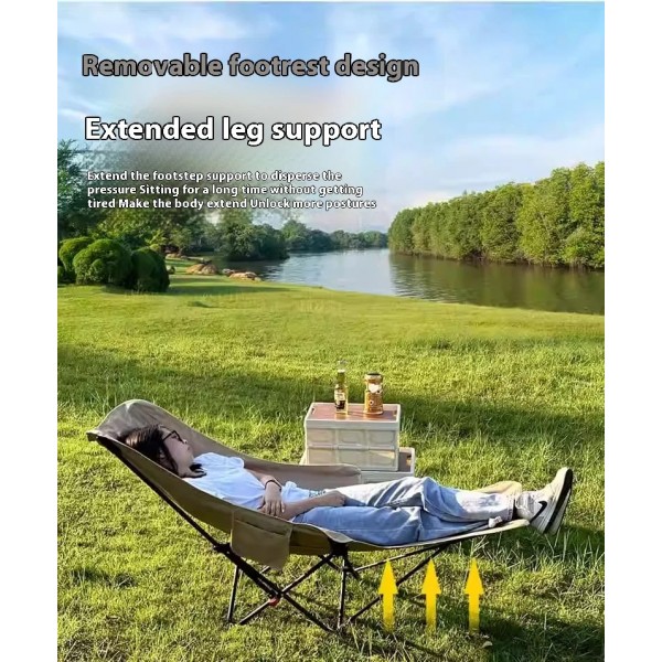 عرض قطعتين كرسي تخييم مريح