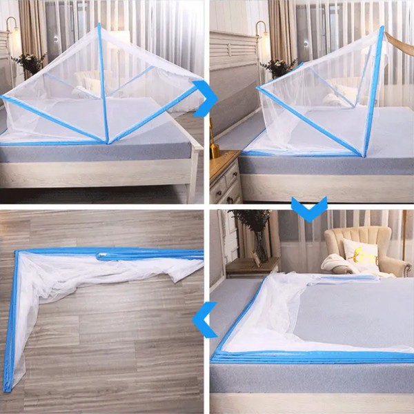 عرض 2 ناموسية شبكة قابلة للطي Mobility Bed Mosquito Net