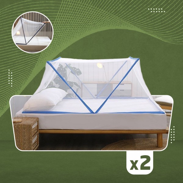 عرض 2 ناموسية شبكة قابلة للطي Mobility Bed Mosquito Net