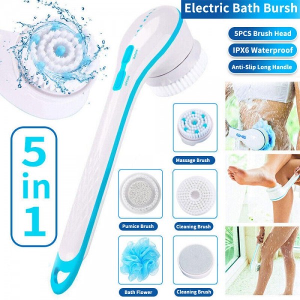 فرشاة استحمام كهربائية قابلة لإعادة الشحن