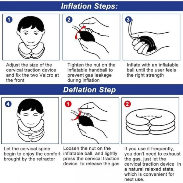Neck Traction Device وسادة الرقبة الهوائية