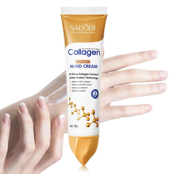 كريم اليدين المضاد للشيخوخة والكولاجين النشط من سادوير ANTI AGING COLLAGEN HAND CREAM