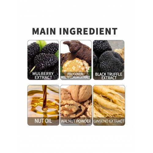 كريم صبغ الشعر بالفاكهة الطبيعية أسود