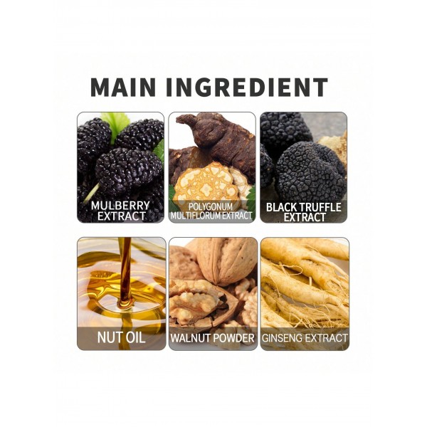 كريم صبغ الشعر بالفاكهة الطبيعية أسود