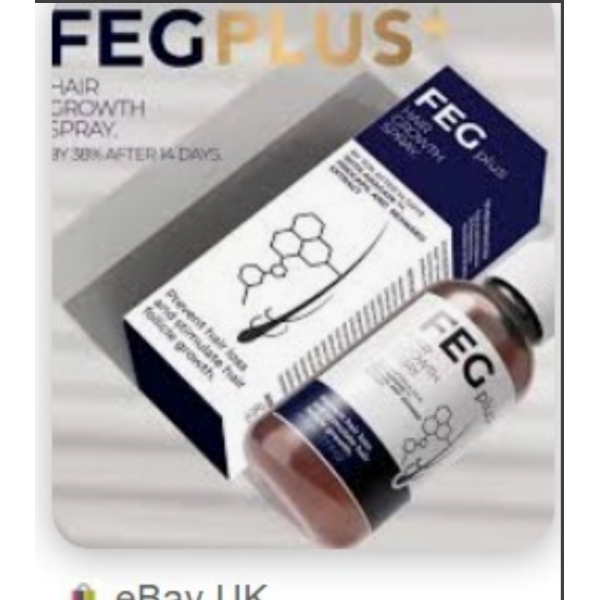 عرض قطعتين البخاخ الامريكي لنمو الشعر FEG