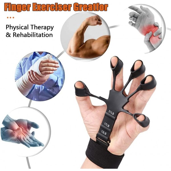 عرض 2 قطعة Finger Strengthener مقوي الاصابع و الاعصاب