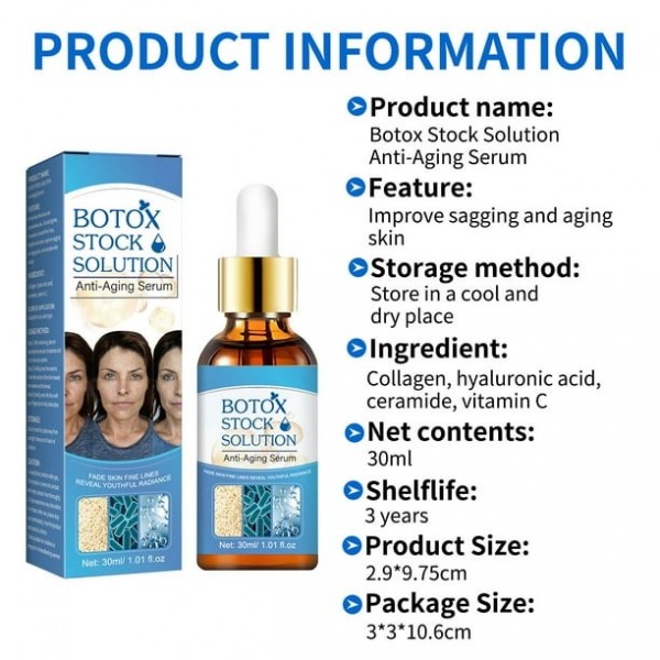 عرض ثلاث قطع Botox face serum